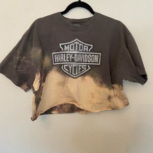 💛 Vintage Harley Davidson crop